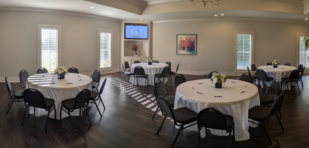 Rhone Funeral Home Seating