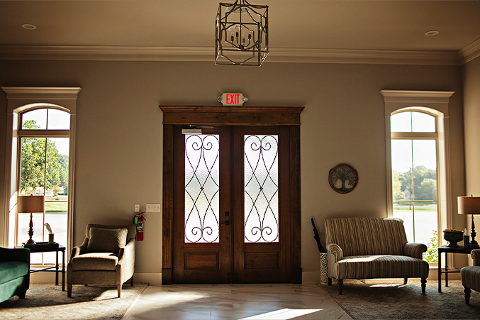 Rhone Funeral Home Front Door