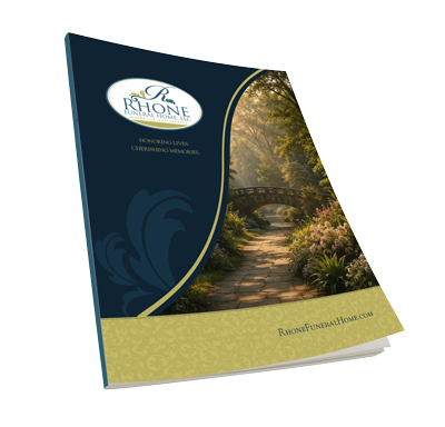 Rhone Funeral Home brochure