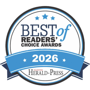Rhone Funeral Home 2026 Best of Readers’ Choice Award from the Palestine Herald-Press
